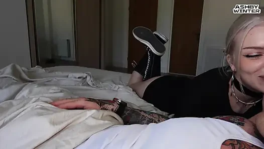 Morning Happy Sex in Dirty Sneakers!
