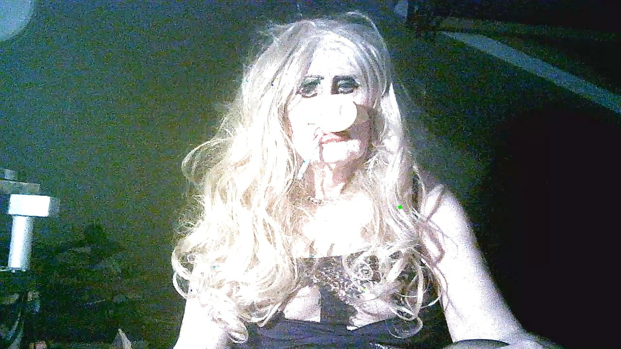 PIg snout humiliation for  old smoking  fuckpig slag, Sarah