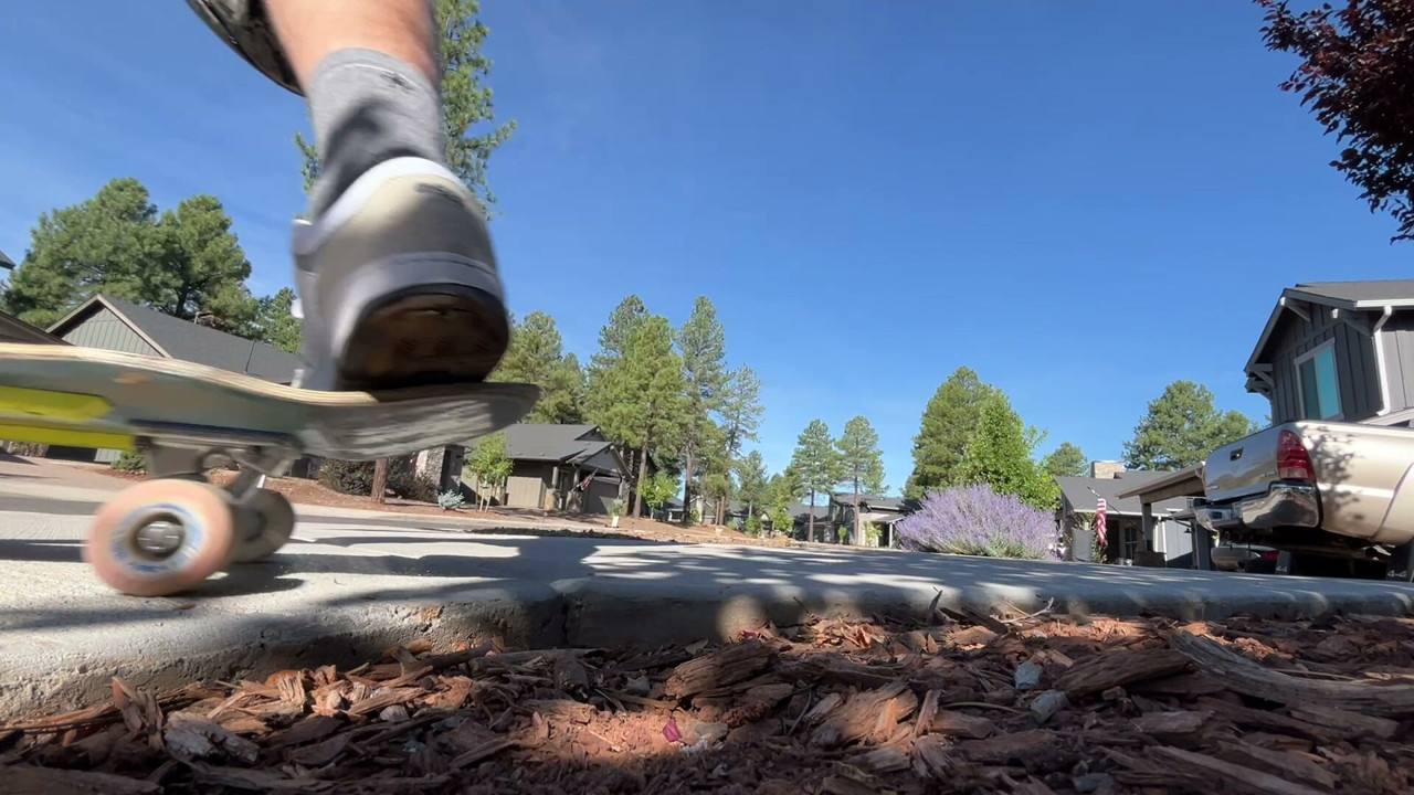 Skateboarding is fun!