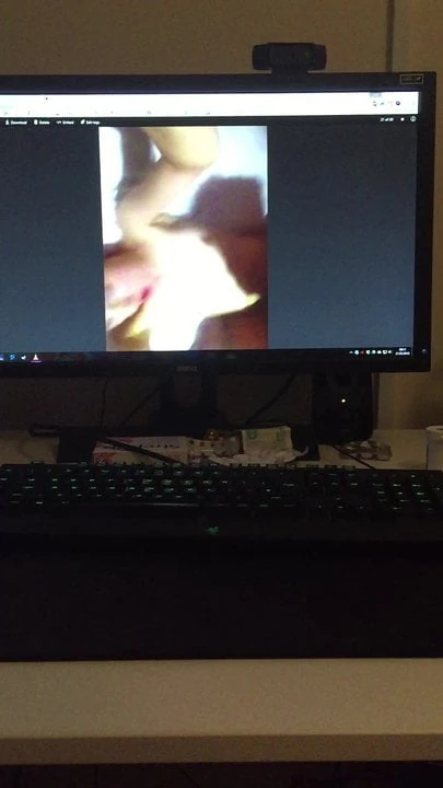 Wanking to sex tape of me and fiance continued