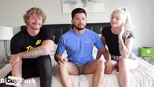 Bisexual Piledriver Fuck. Hot Muscle Blonde Jock.