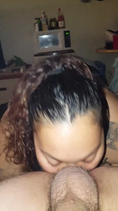 Danni giving her man some good jead