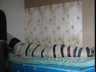 Sweet torments in wrapping bondage