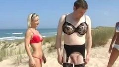 Nude Beach - Dressed in Lingerie