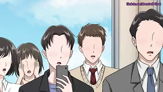 Aku menidurinya di depan rekan kerjanya - porno animasi