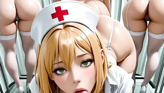 Hentai anime - with the women in the hospital