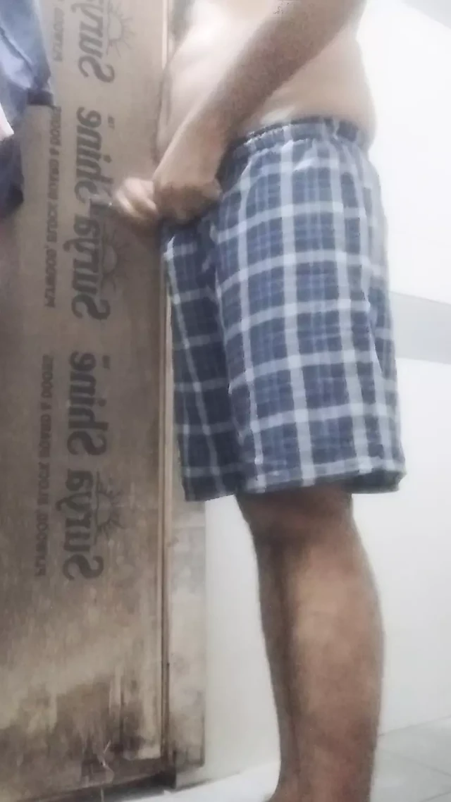 Bathing nacked