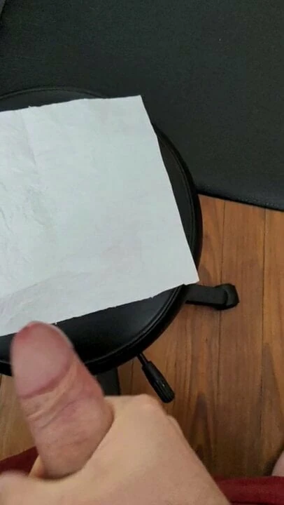 My fat wet dick before cumming