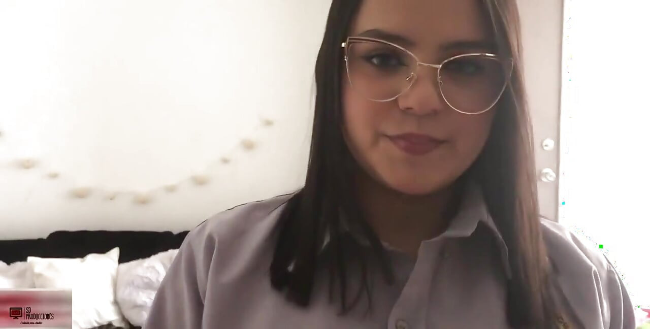 Beautiful Latina Comes to My Apartment to Give Me Security and We End up Fucking