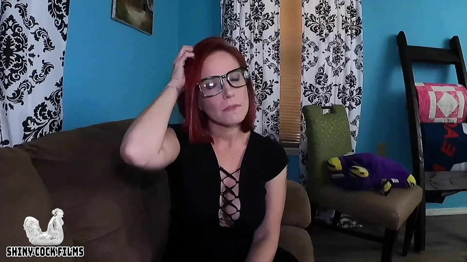 Exhibinist Redhead Teaches Shy Tinder Hook up - Jane Cane, Shiny Cock Films