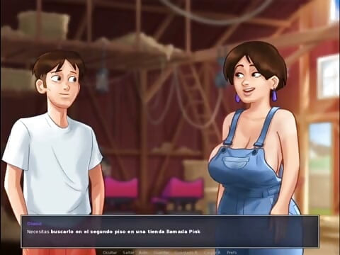 Summertime Saga Bölüm 15 - Üvey Annem ve Arkadaşıyla Yatakta Üçlü