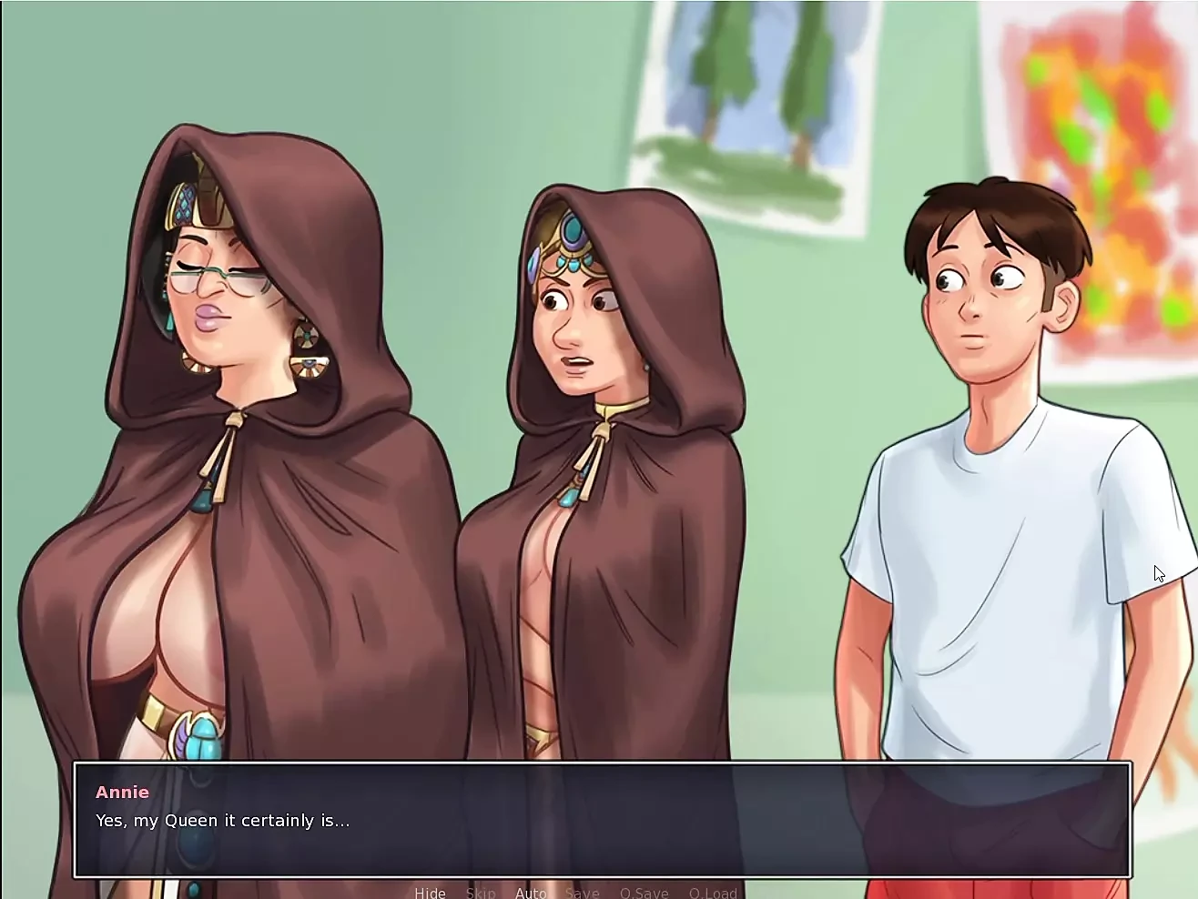보지를 보여주는 Sabita bhabi