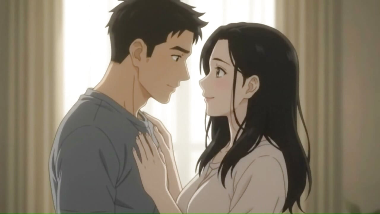 Stepsister Kissing practice with her stepbrother before his date with boyfriend