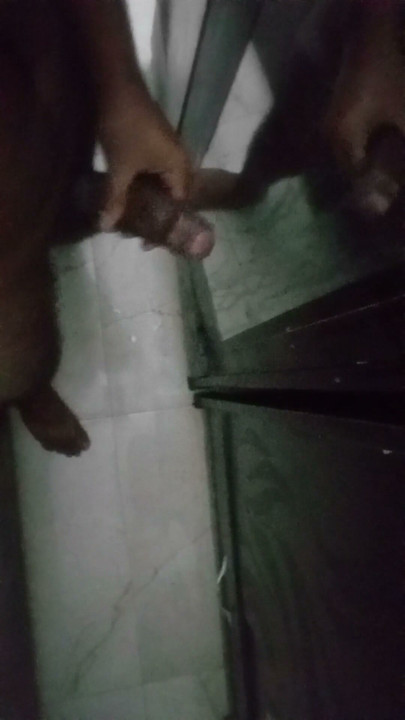 Indian Muscular Big Cock Boy Huge Load of Cum on Mirror | Clip 1