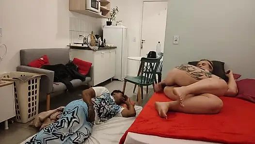 Stepson and Stepmother Share the Same Room and Have Sex Without a Condom.
