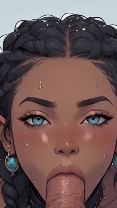 Gorgeous Afro Women in the Cold of Winter part 2, Hentai, artificial intelligence, animation, uncensored | Clip 2