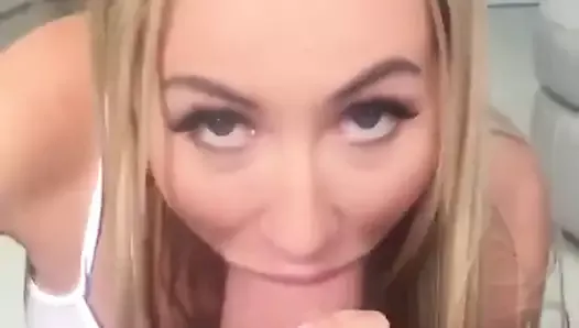 blonde milf sucks big cock