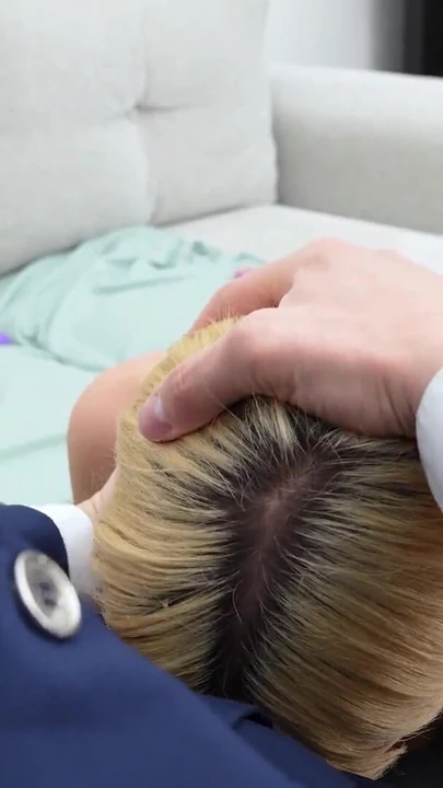 Stunning moment from "VIP4K. I pressed the button and sucked his cock!"