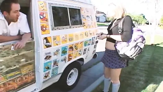 Sexy Ice Cream Scene-4_blonde Teen with Small Tits Gets a Load in the Ice Cream Truck