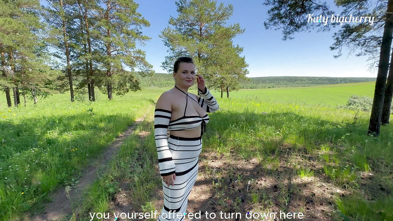 Risky Public Sex With A Hitchhiker In The Middle Of The Forest