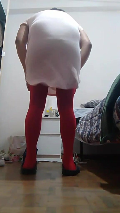 Shaking my bum in a nightshirt