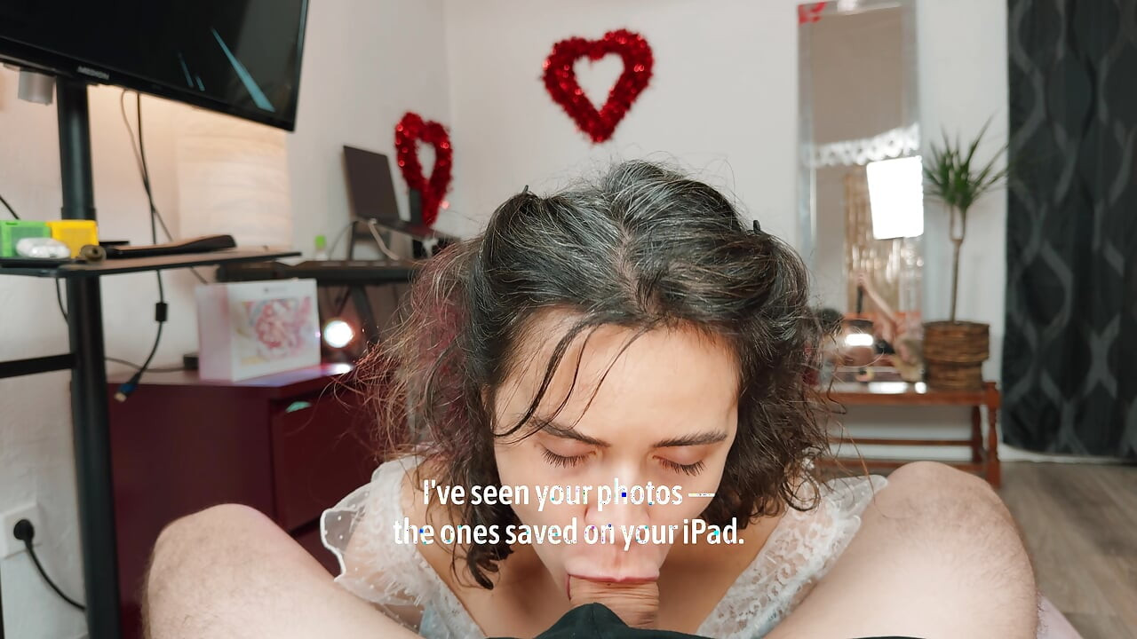 Stepsis Photoshoot Turned Into Blowjob!