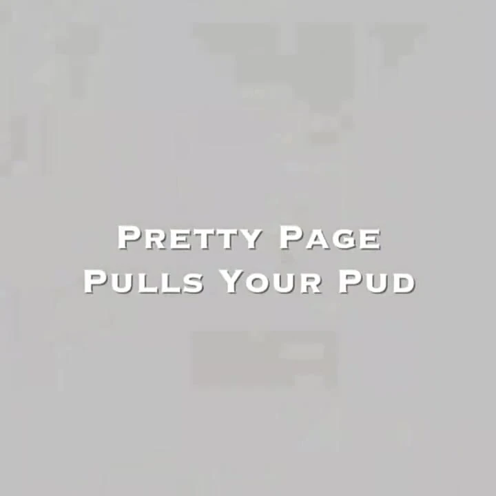 Pretty Page Pulls Your Pud