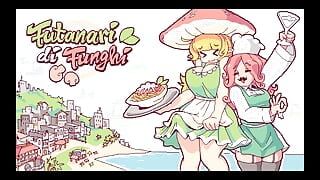 Futanari Di Funghi FUTA Hentai Game Ep.1 dando então porra transsexual como molho especial no restaurante!