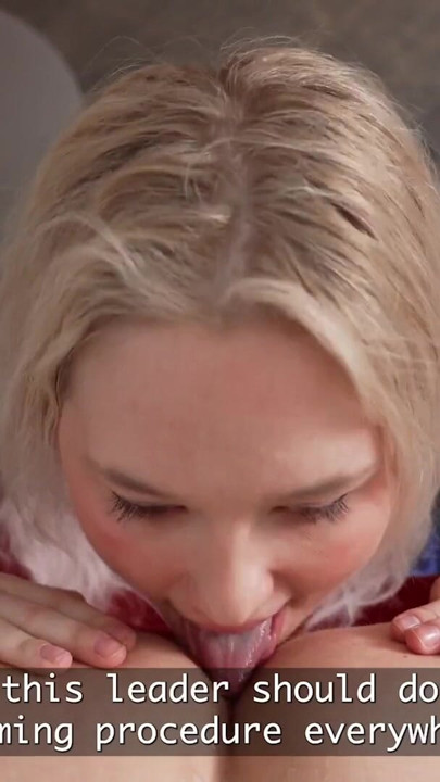 RIM4K. My new Boss told me that Rimming is standard procedure for getting the job... | Clip 1