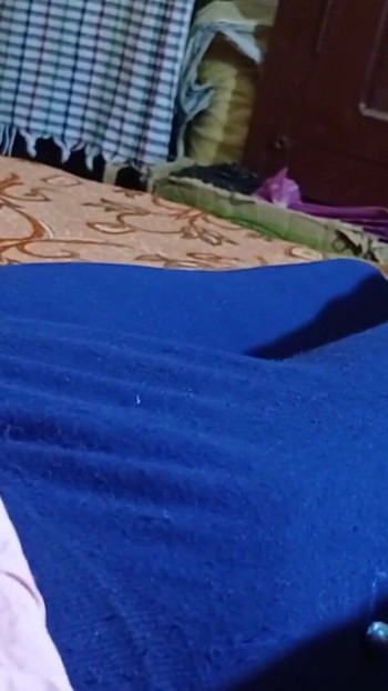 Captivating moment from "Indian stepbrother fucked  stepsister in close-up with clear Hindi audio, full HD desi porn sex"