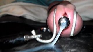 ESTIM PENIS PLUG SHOT