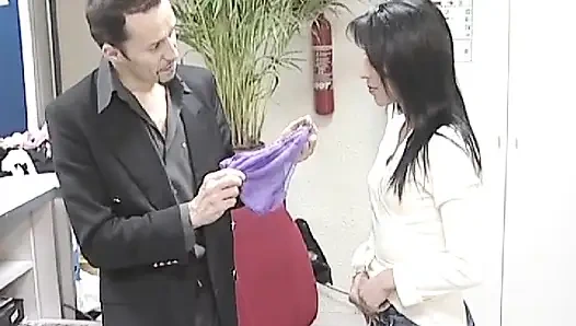 21yo Anal Fucked Secretary From France Pounded in Office