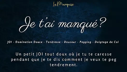 French Audio Porn | Little JOI where I want to peg you