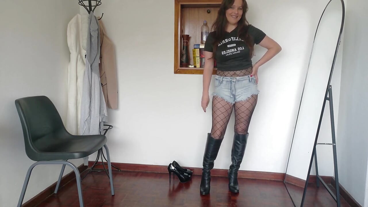 Fishnet Try on - část 1 non nahá