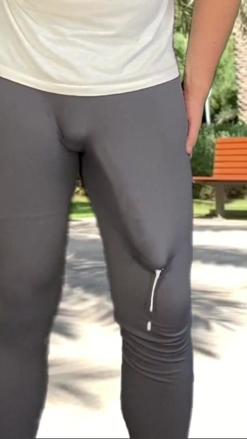 Spectacular moment from "Huge cock public teasing and risky cumshot"