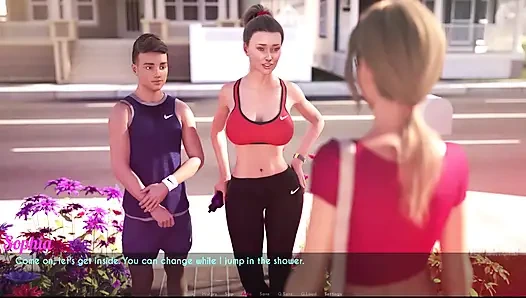 Awam Sophia Let Nicole массирует ее