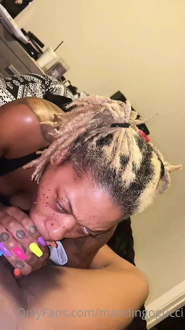 She couldn't wait to get sloppy on a big thick dick