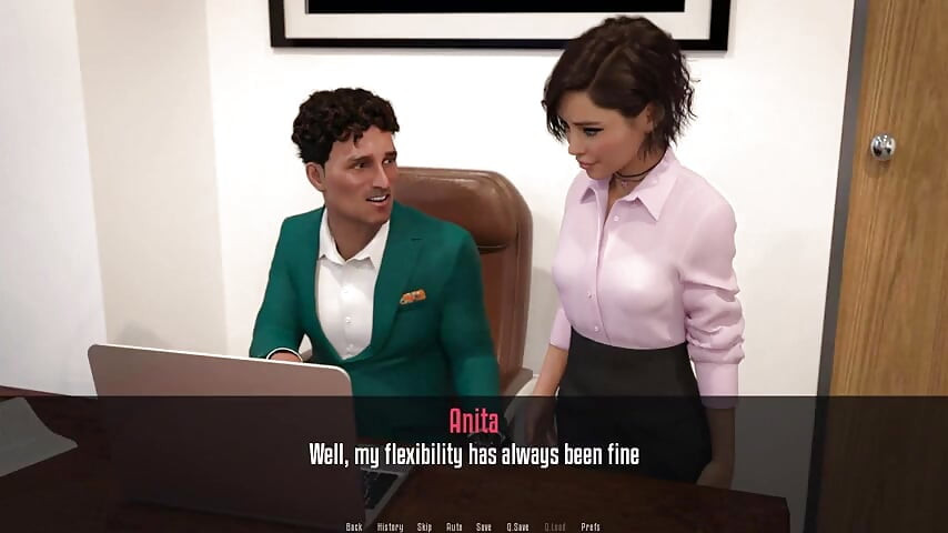 Anita - Herní hra - Roleplay - Jóga a anální jízda