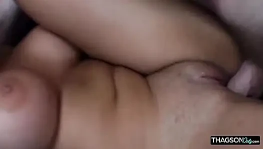 Mature MILF's Ass Stretched Wide with Dripping Cream Pie