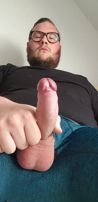 Chubby Boy stroke his Cock