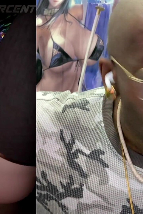 Tight Wet Bald Pussy D.va Getting Anal Fucked From Behind Like a Gooner Slut