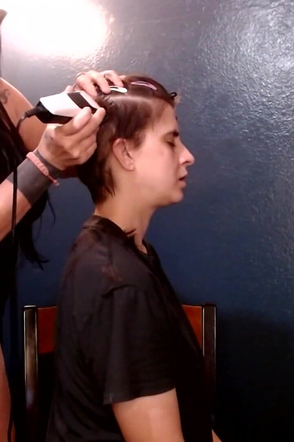 Time to Shave Her Head for Summer