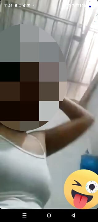 Wow the next door's wife sent a video showing off her big plump milk,