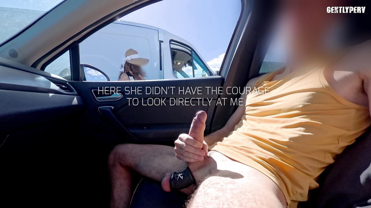 A cuckold guy offers me his wife in a public parking lot.