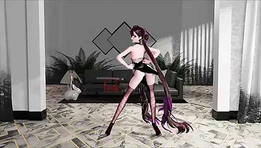 Li Sushang Honkai Impact Hentai MMD 3D Dance Bass Knight - user2756983 - Purple Wicks Color Edit Smixix