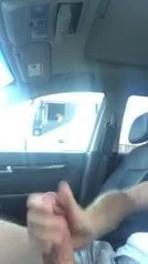 in the car