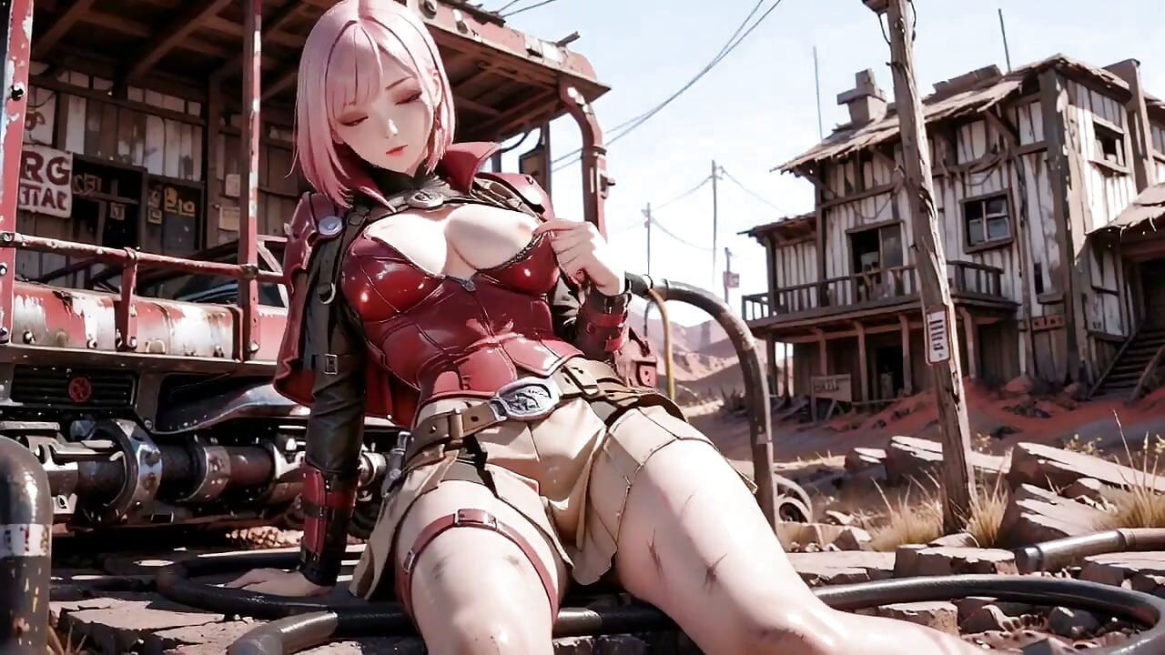 Pembe saçlı mech warrior! Çolakların Soğuk Güzelliği