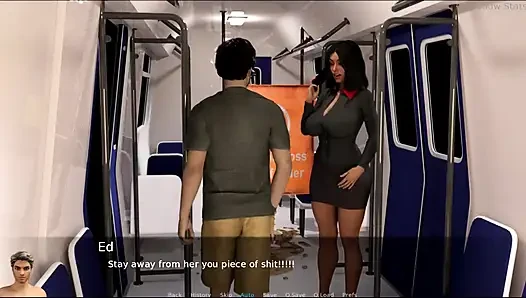 Project heiße ehefrau # 44 - Merry und Ben sind im aufzug stecken geblieben ... Ed sah sich Merry an, während sie duschte
