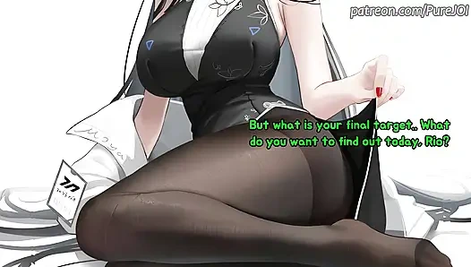 Rio from Blue Archive tests her new innovation on you (Feet and Pantyhose)