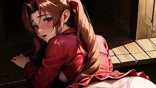 Aerith nyepong besar pria kulit hitam di gereja bekas